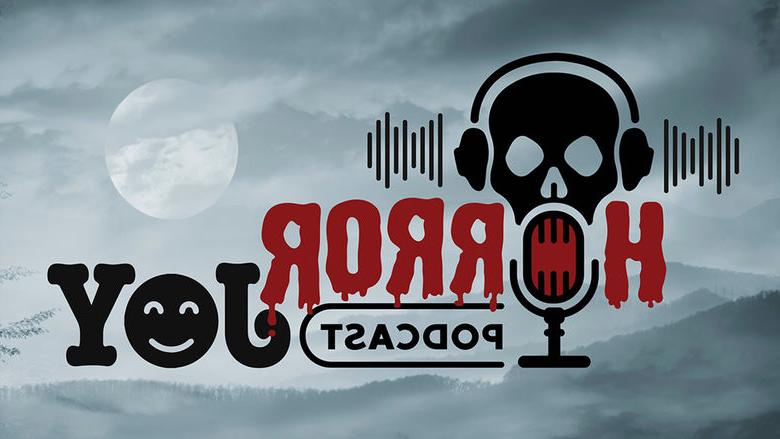 Logo for the Horror Joy podcast